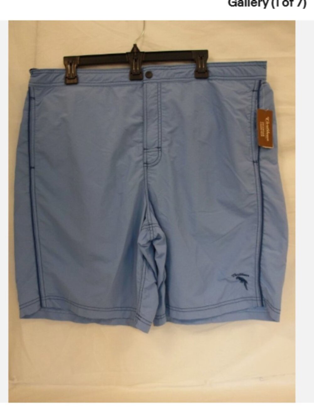 Caribbean Roundtree & Yorke Size XL / Blue / New Men's Swim Trunks Board Shorts